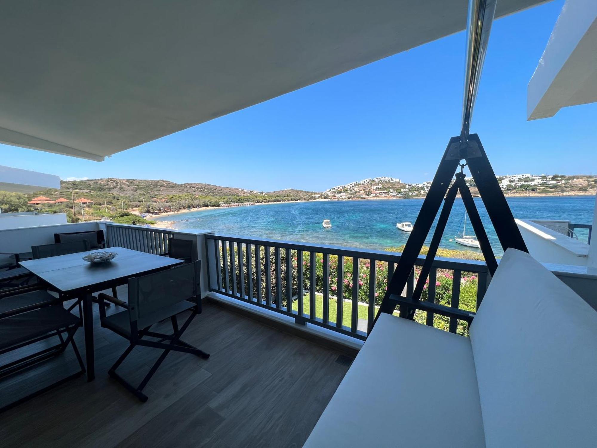 Sounio - Waterfront Luxury Spa Villa Pounta Zeza 170 Sqm On Private Beach Sounion Eksteriør billede