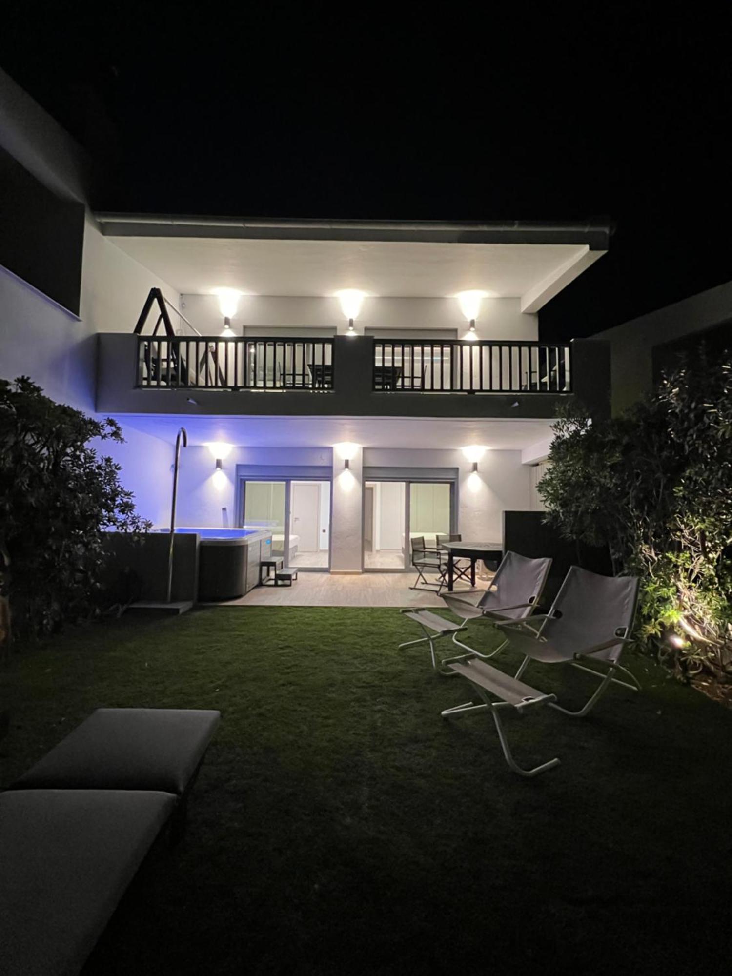 Sounio - Waterfront Luxury Spa Villa Pounta Zeza 170 Sqm On Private Beach Sounion Eksteriør billede