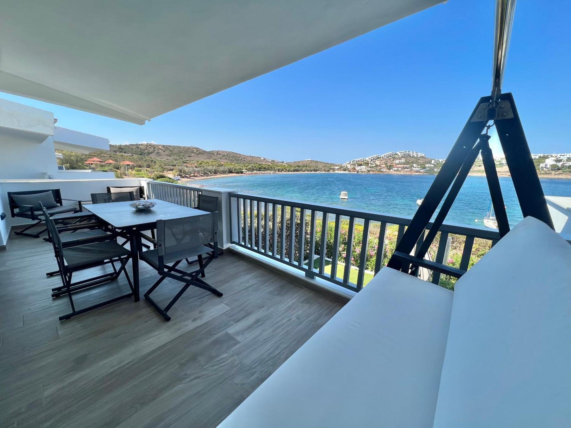 Sounio - Waterfront Luxury Spa Villa Pounta Zeza 170 Sqm On Private Beach Sounion Eksteriør billede