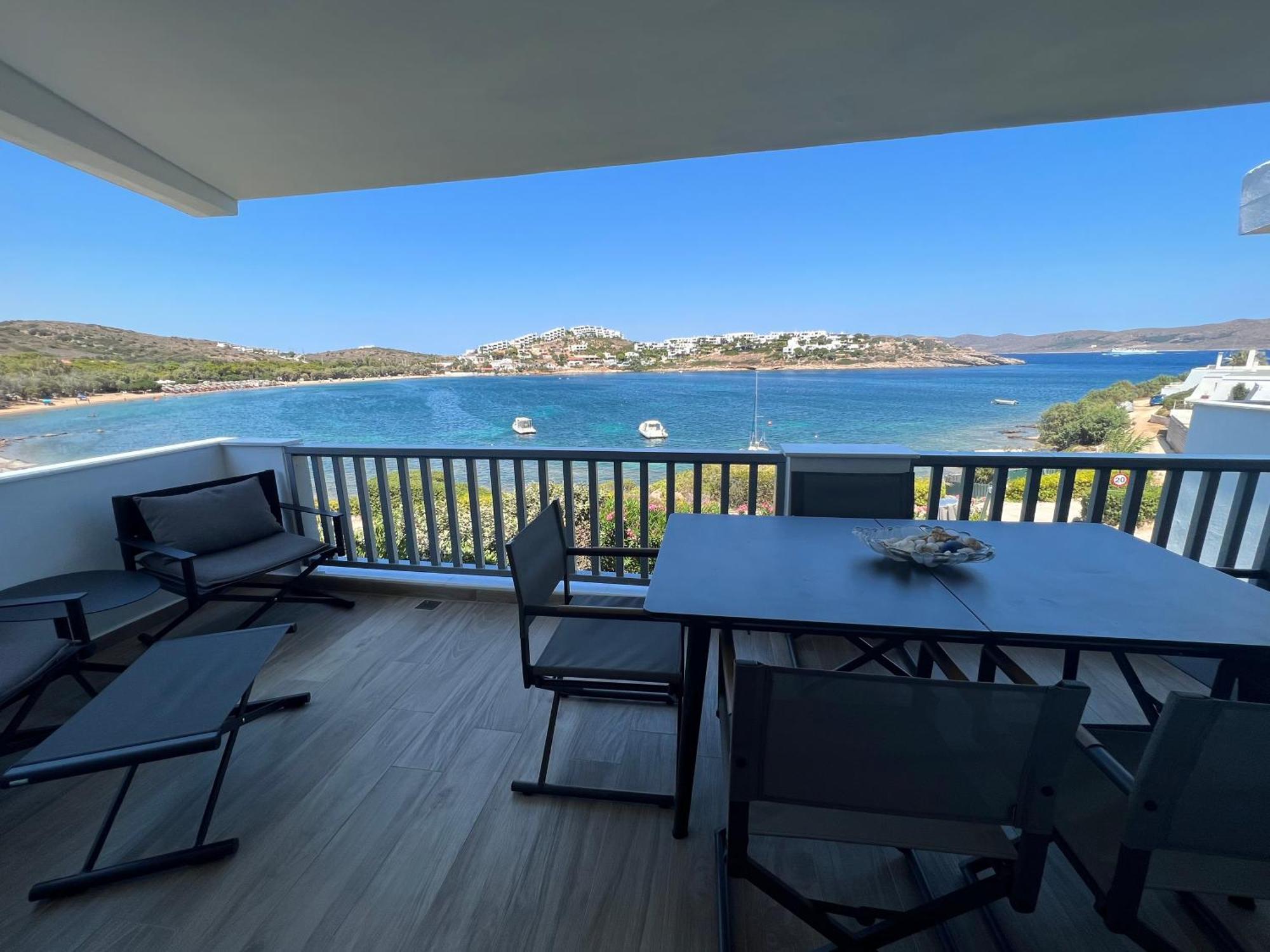 Sounio - Waterfront Luxury Spa Villa Pounta Zeza 170 Sqm On Private Beach Sounion Eksteriør billede