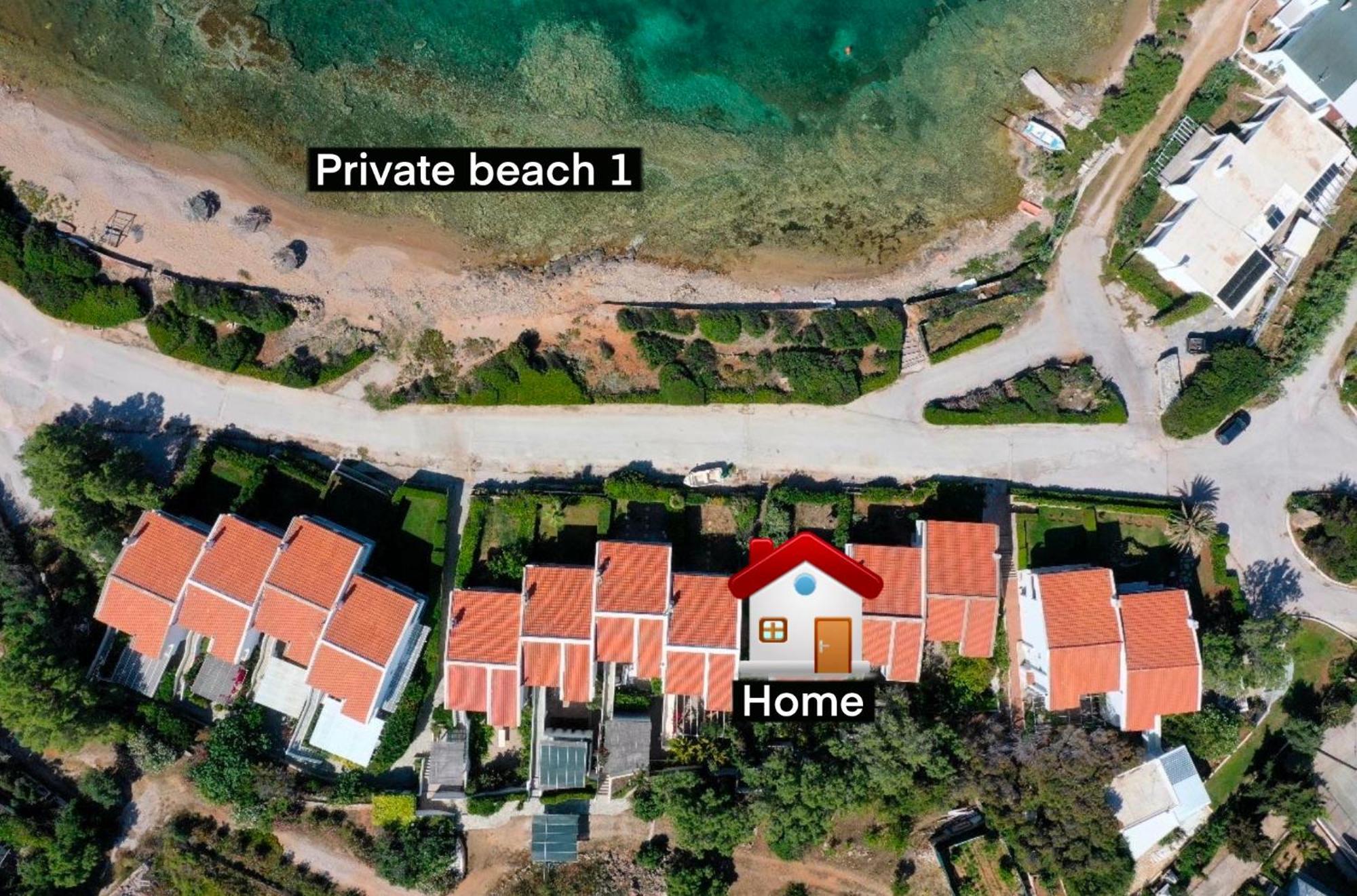 Sounio - Waterfront Luxury Spa Villa Pounta Zeza 170 Sqm On Private Beach Sounion Eksteriør billede
