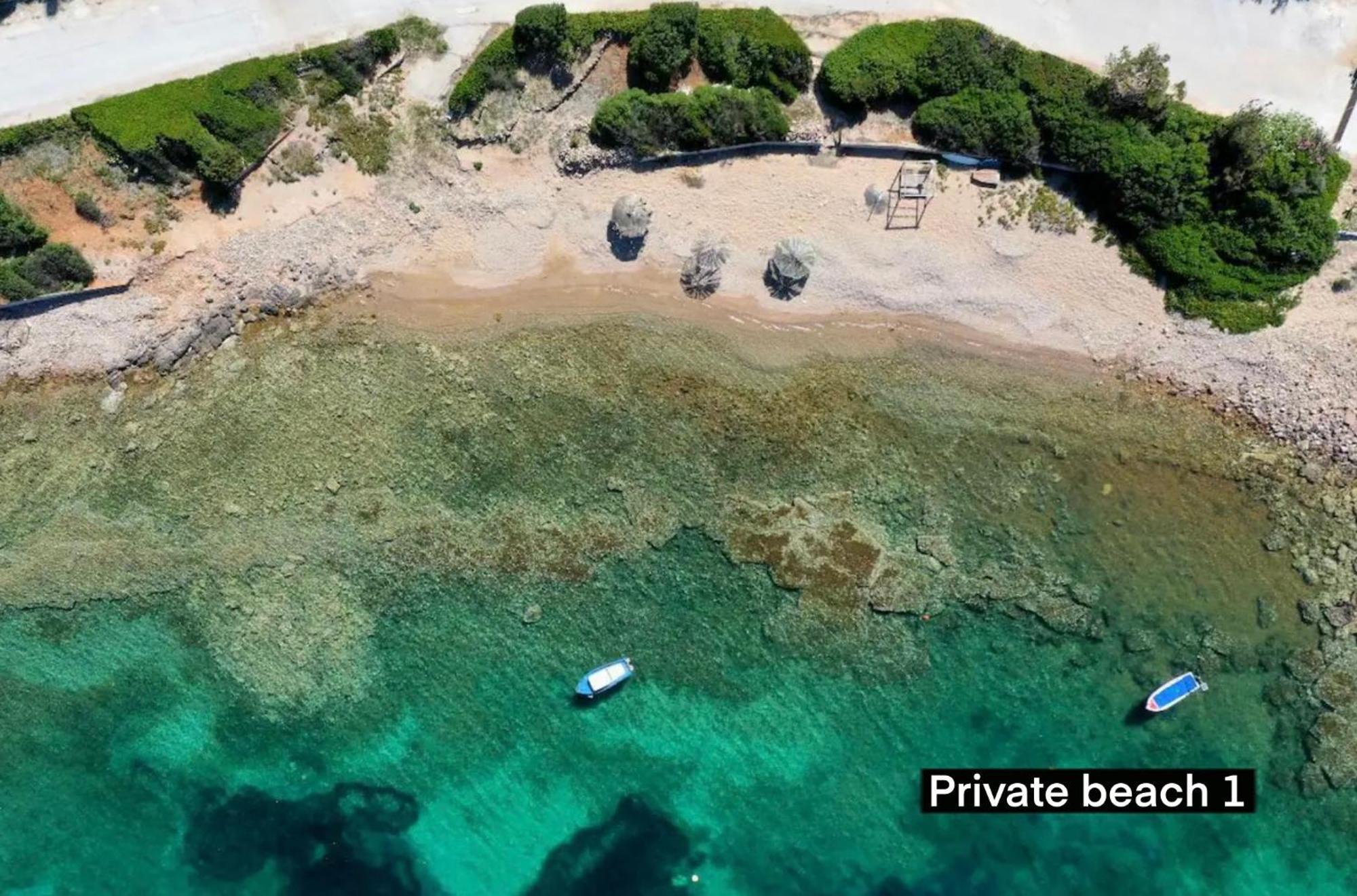 Sounio - Waterfront Luxury Spa Villa Pounta Zeza 170 Sqm On Private Beach Sounion Eksteriør billede